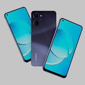 Realme smartphones showcasing modern design and display in Dorset.